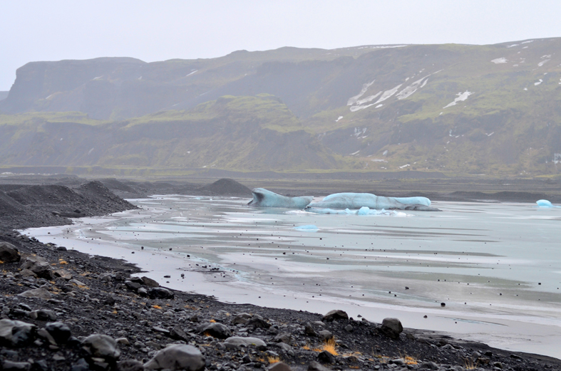 Geleira Solheimajökull - costa sul da Islândia