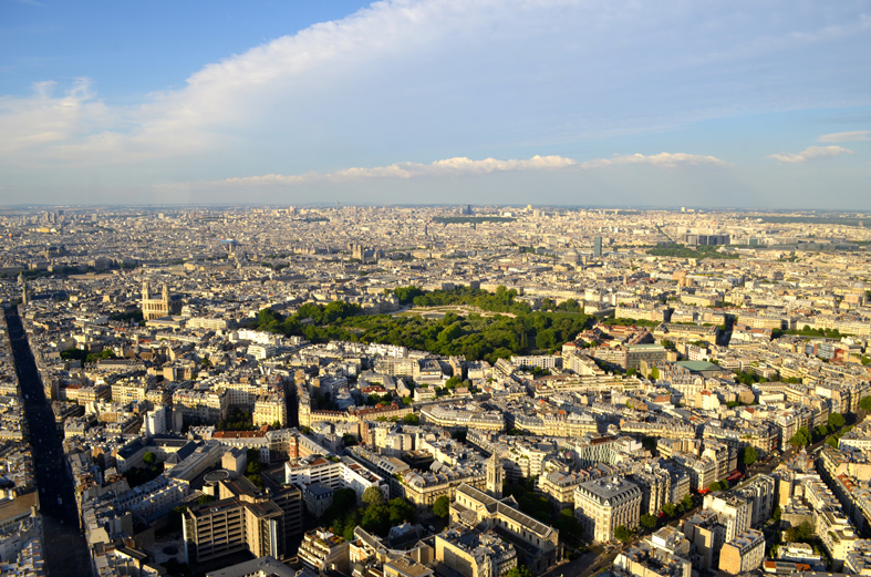 Vista da Tour Montparnasse, em Paris