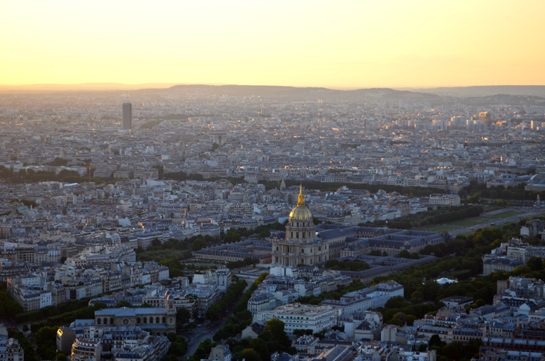 Vista da Tour Montparnasse, em Paris