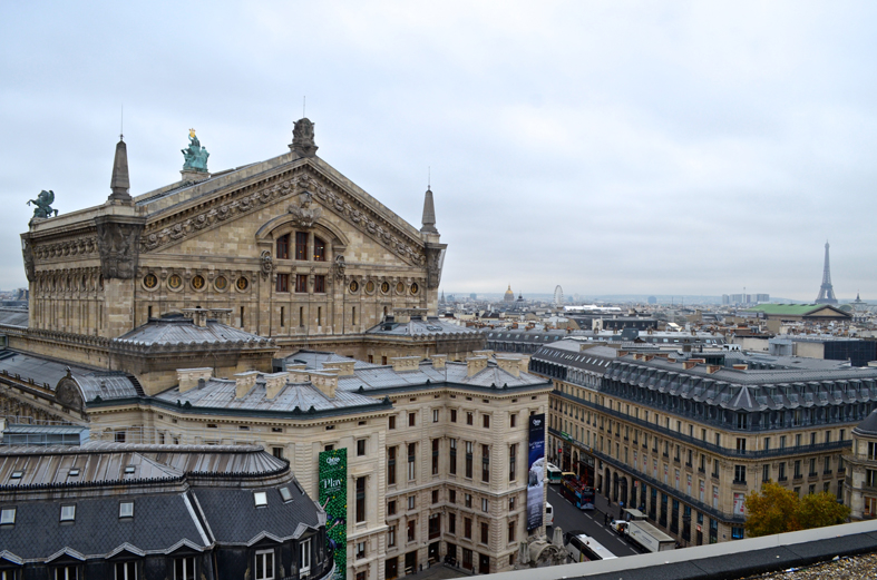 Paris vista do terraço da Galeries Lafayette